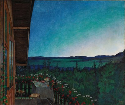 Summer Night, 1899 by Harald Oscar Sohlberg